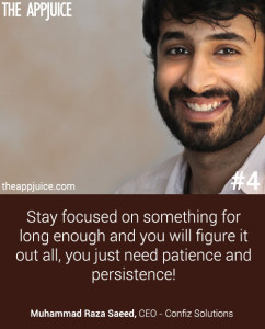 Muhammad Raza Saeed - Startuo Quotes