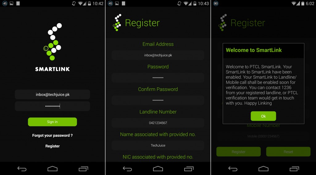 ptcl-smartlink-app-registration