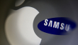 A Samsung logo and a logo of Apple are seen in this illustration photo in Sarajevo