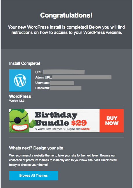 WordPress Email