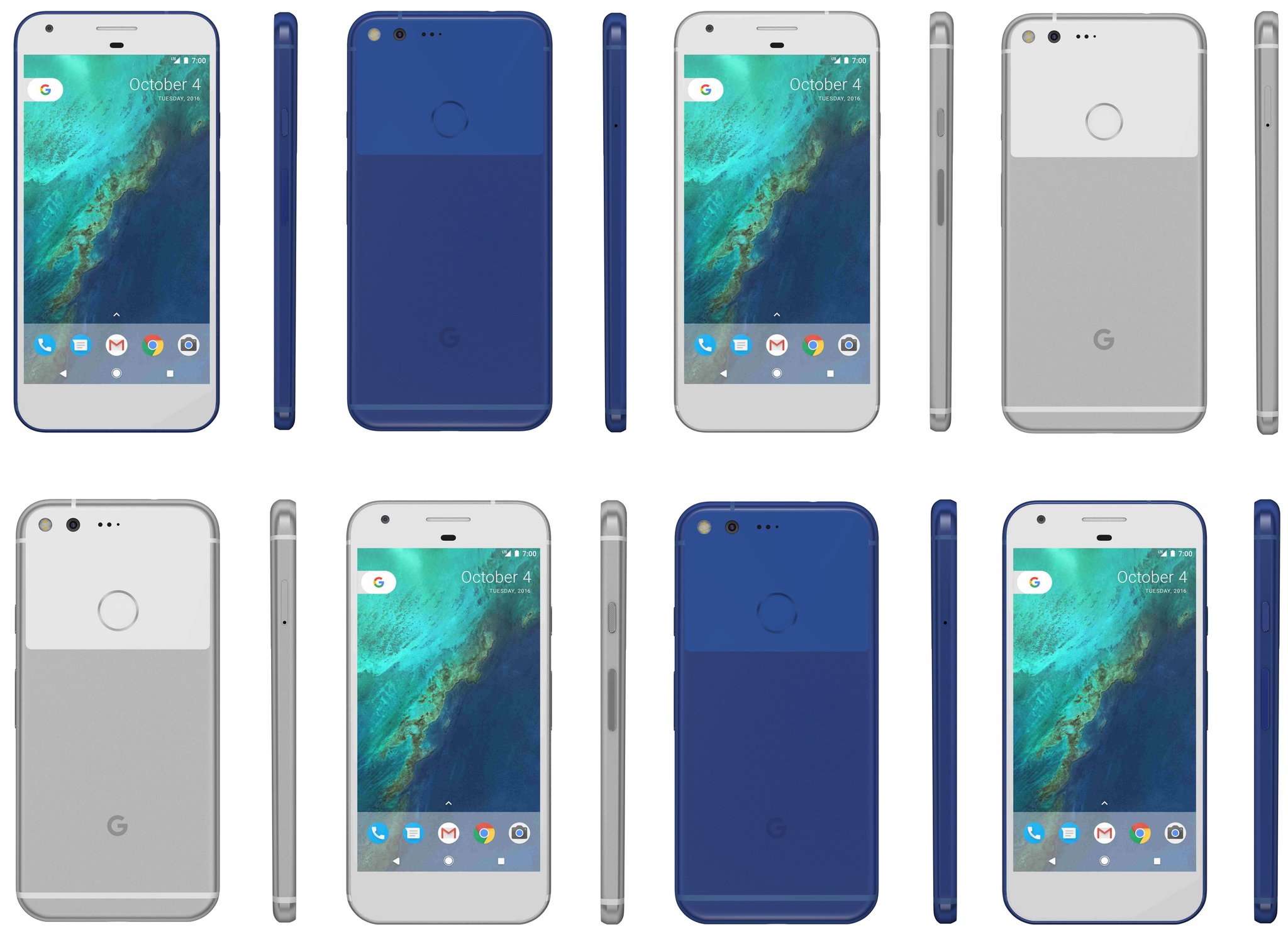 [Images] Google Pixel smartphones leaked by Verizon ahead of official ...