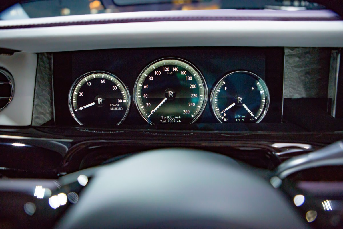 Rolls-Royce Phantom the HUD