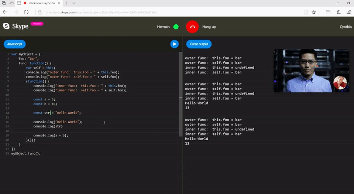 Skype introduces a real-time coding platform “Interviews” for ...