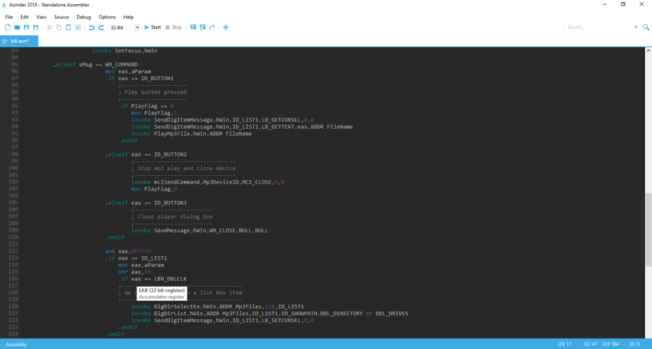 This Pakistani student has developed a full-blown IDE for Assembly language