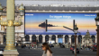 Advertising For Samsung Galaxy Note 8 Displayed At Concorde In Paris