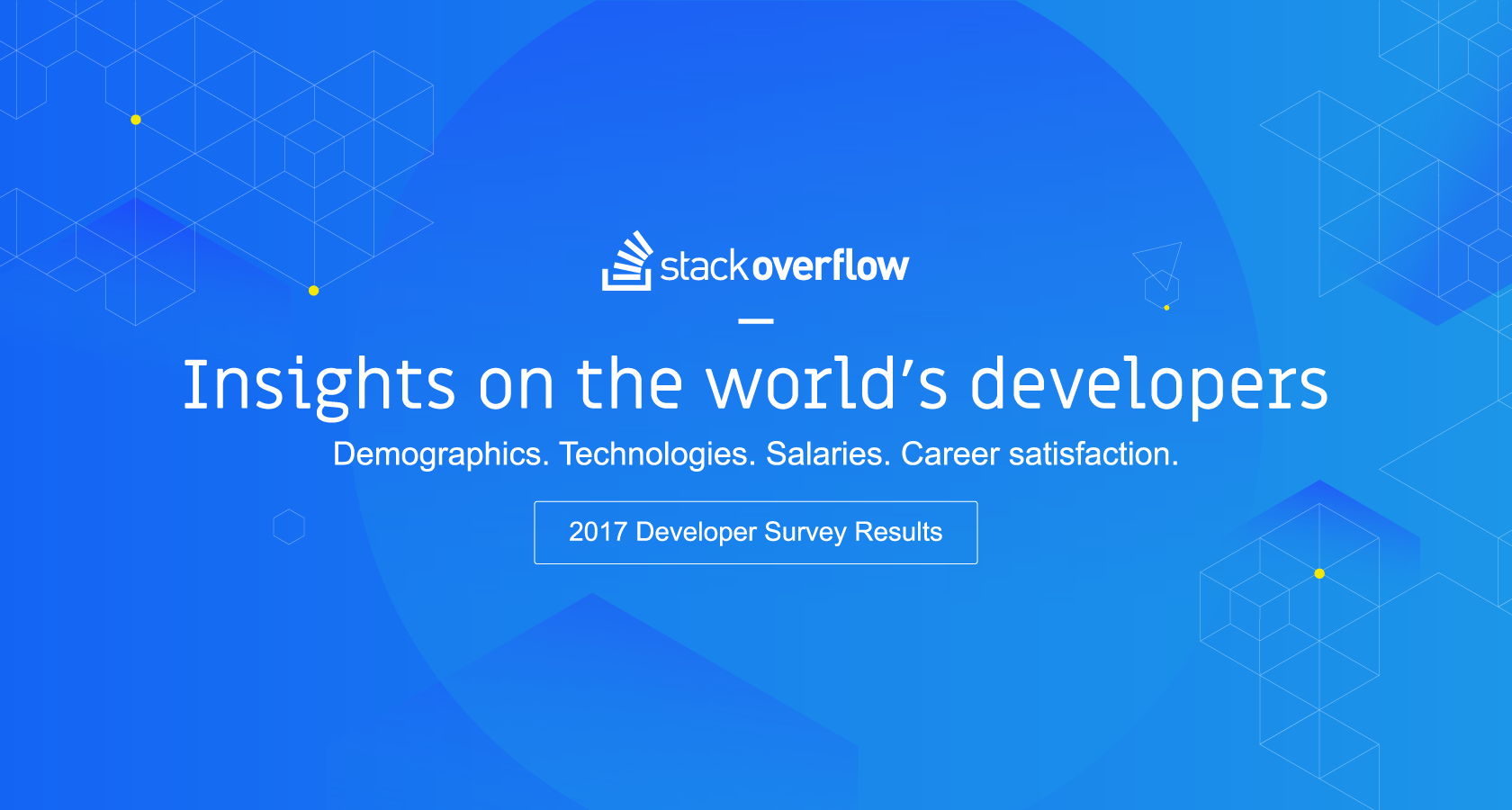 Stack Overflow Developer Survey 2018 is out