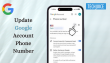 Update your phone number on Google account