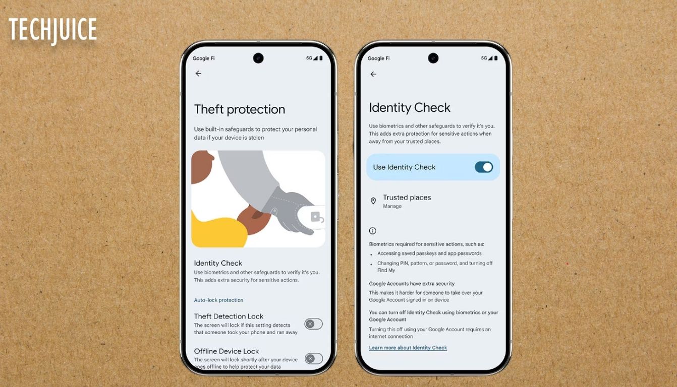 Google Adds 'Identity Check' to Protect Pixel and Samsung Phones from Theft