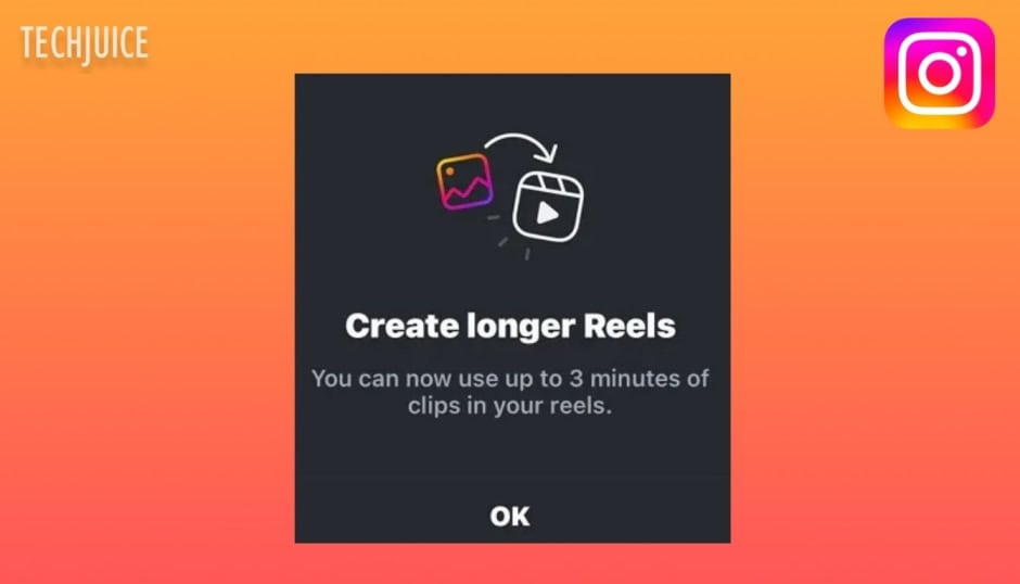 Instagram Reels Videos Can Now Be Up To 3 Minutes Long
