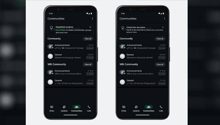 Whatsapp Enhances Communities With New Floating Action Button For Beta Testers 