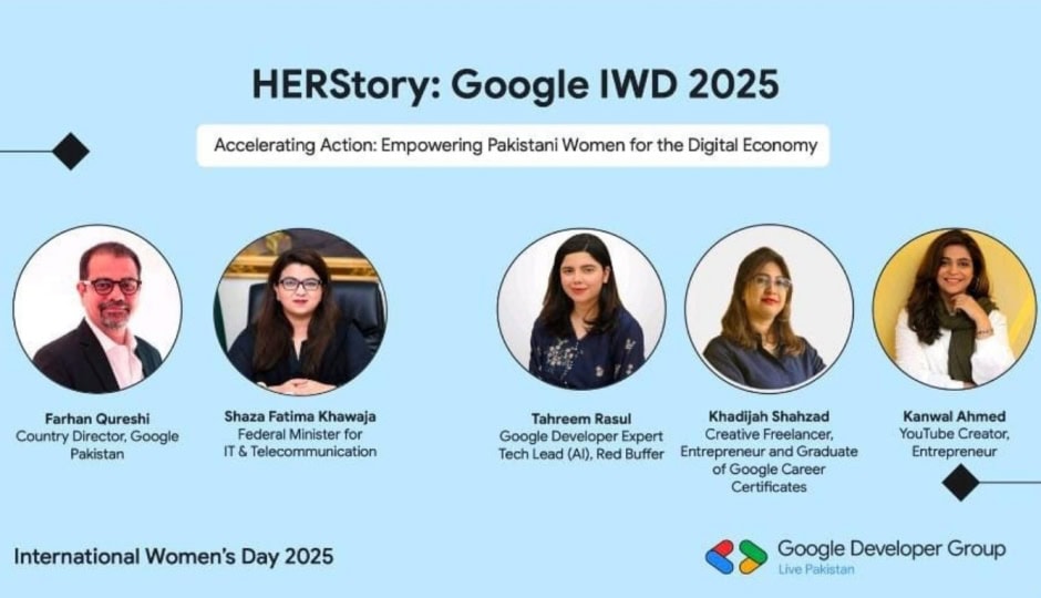 Google Govt Join Forces To Empower Women In Tech At Gdg Live Pakistans Iwd 2025 Webinar