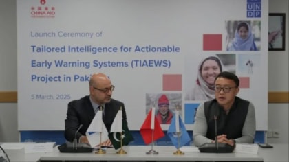 Undp And China Launch Climate Early Warning System Project In Pakistan