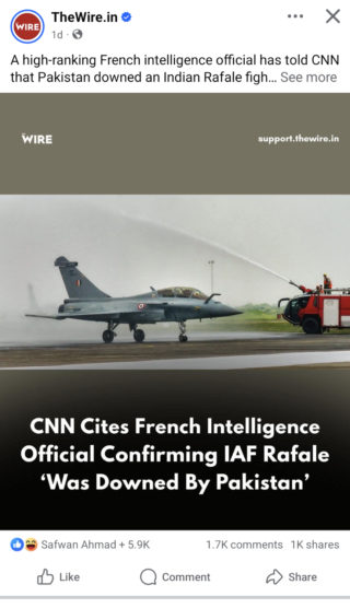 India Blocks The Wire Over India Pakistan Conflict Coverage 