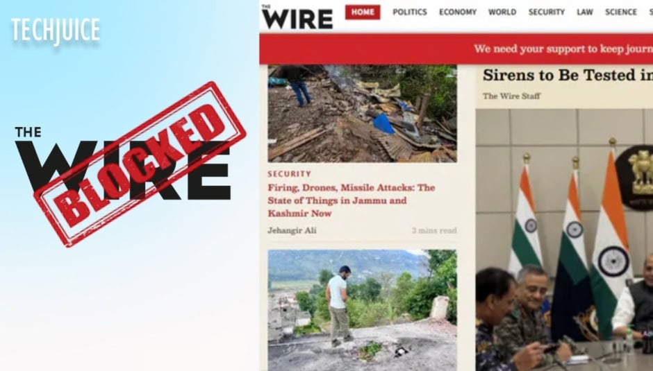 India Blocks The Wire Over India Pakistan Conflict Coverage