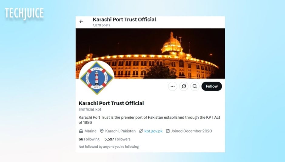 Karachi Port Trust Recovers Hacked X Account