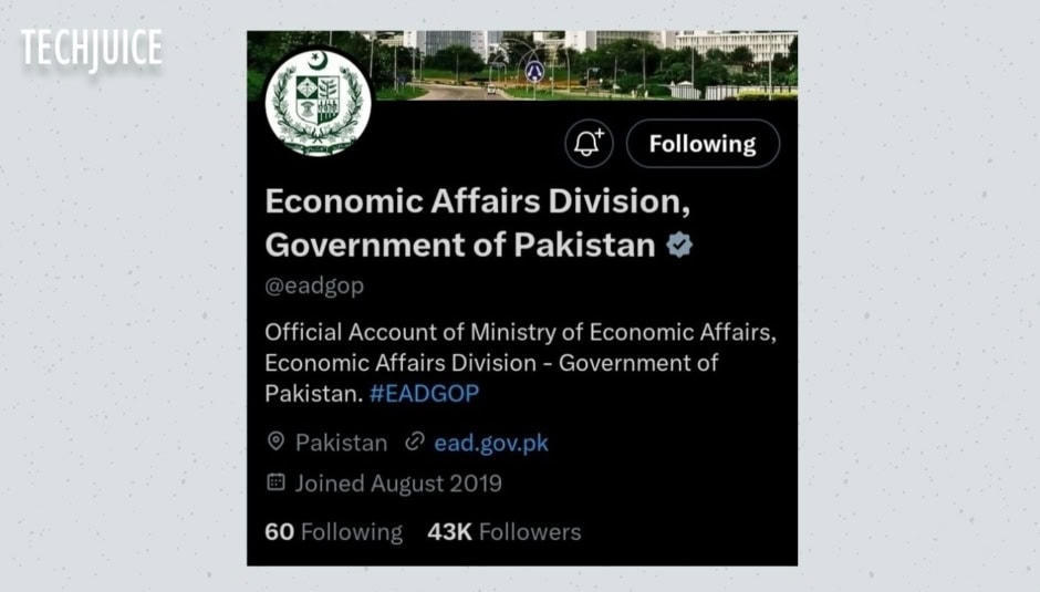 X Account Of Ministry Of Economic Affairs Has Been Recovered Says Spokesperson