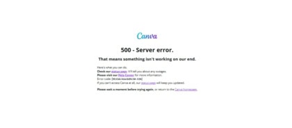 Canva Users Report Service Disruptions Across The Globe