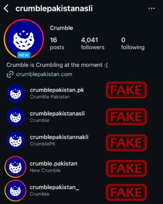 Instagram Account Of Major Pakistani Cookie Brand Down 