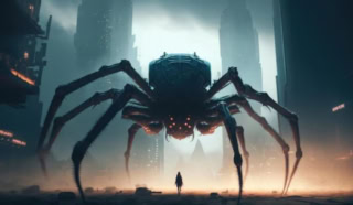 The Future Of Film Is Here Spiders In The Sky Created With Ai