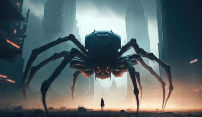 The Future Of Film Is Here Spiders In The Sky Created With Ai