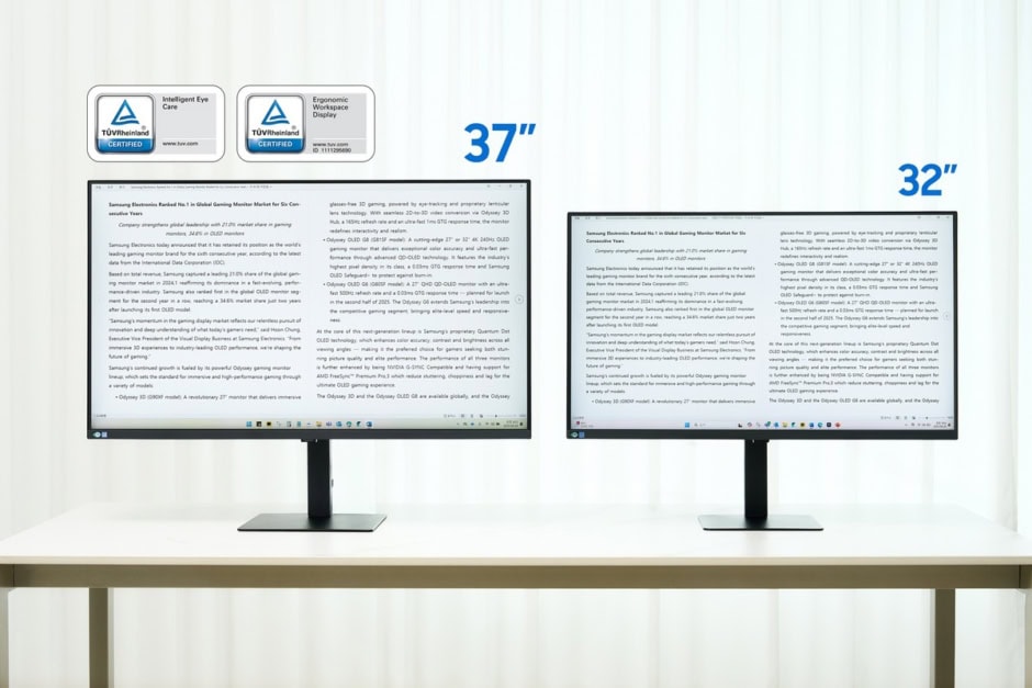 Samsung 37-inch monitor