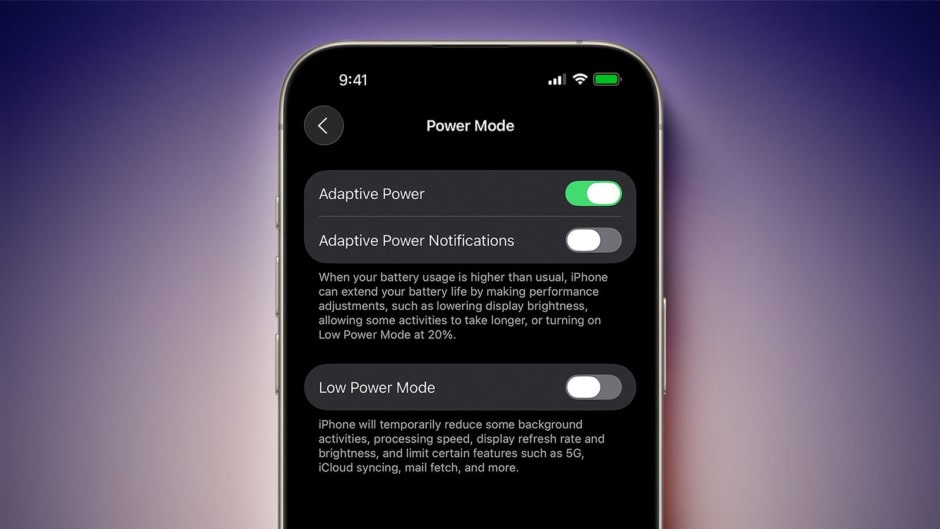 Adaptive Power mode