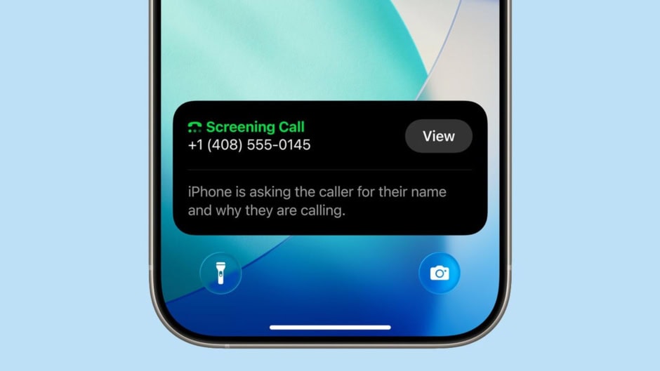 iOs 26 Call Screening
