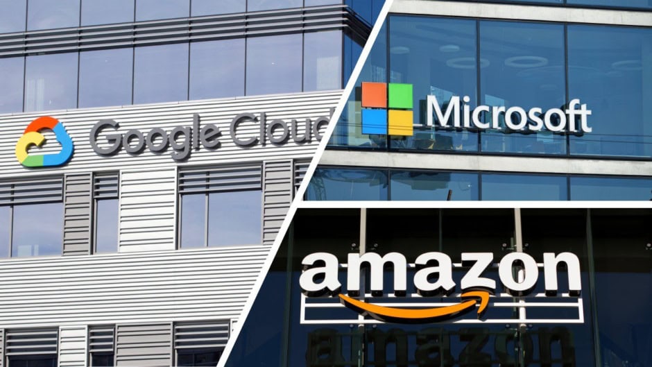 Google Microsoft And Amazon