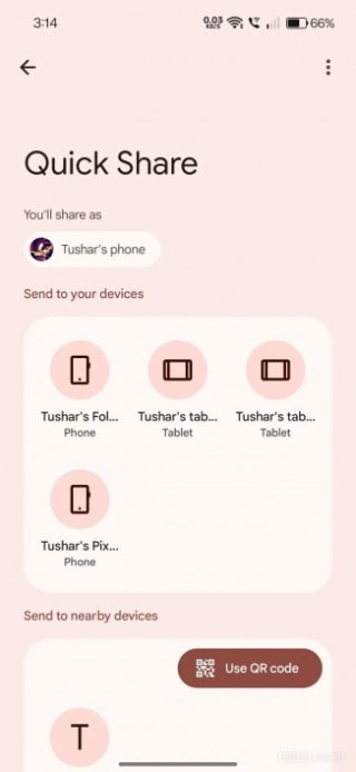 Google New Quick Share