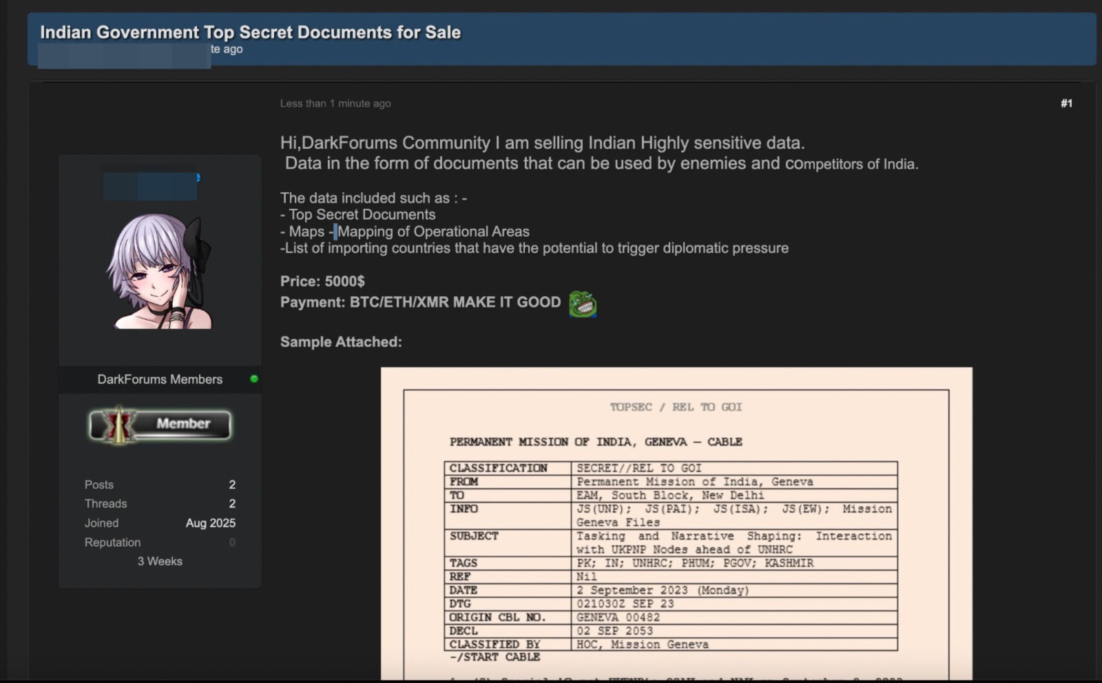 Leaked Documents Expose Indias Covert Campaign To Shape Kashmir Narrative At Unhrc 