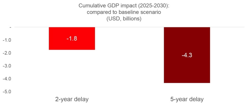 Delay in spectrum over next 5 years