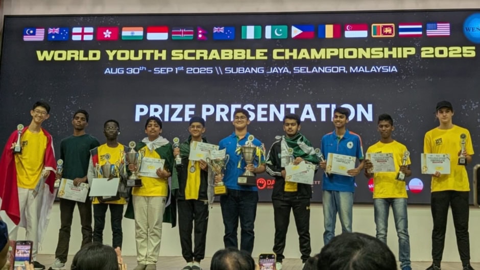 Pakistan Wins Youth Scrabble Championship For Sixth Time