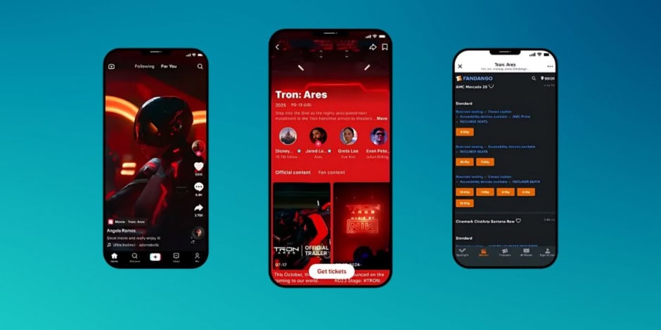 Tiktok Launches In App Movie Ticketing Via Fandango Integration