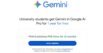 Google Rolls Out Free One Year Ai Pro Plan For Students In Pakistan