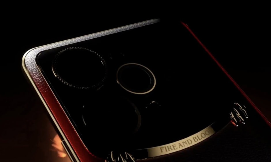 Realme 15 pro faux leather rear panel