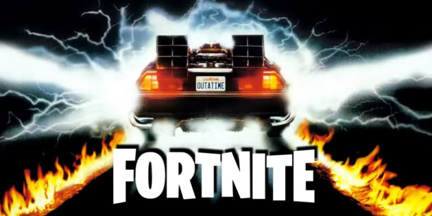 Fortnite Chapter 7 Event Teases Back To The Future Collaboration