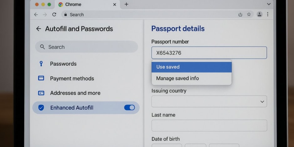 Google Chrome Can Now Auto Fill Your Passport And Drivers License Details