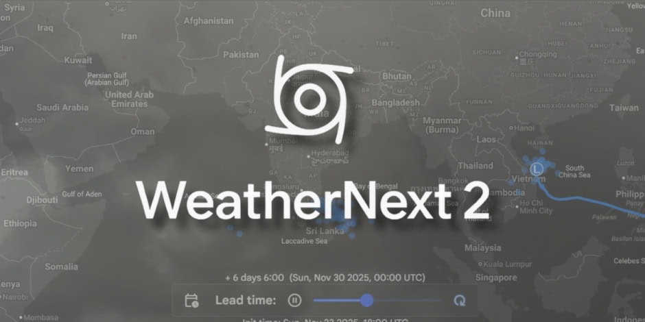 Google Unveils Weathernext 2 Ai Weather Forecasting At Unprecedented Scale
