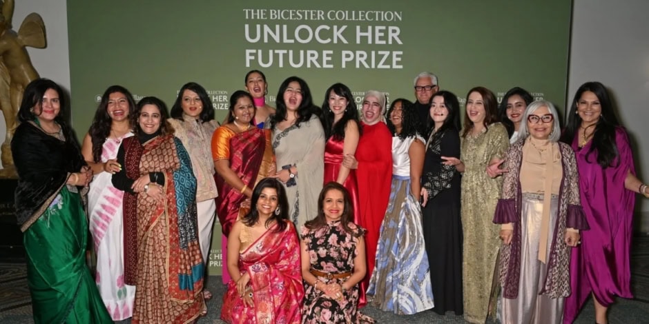 Pakistans Innovator Shines In Bicester Collection Prize Awarded To Six South Asian Women