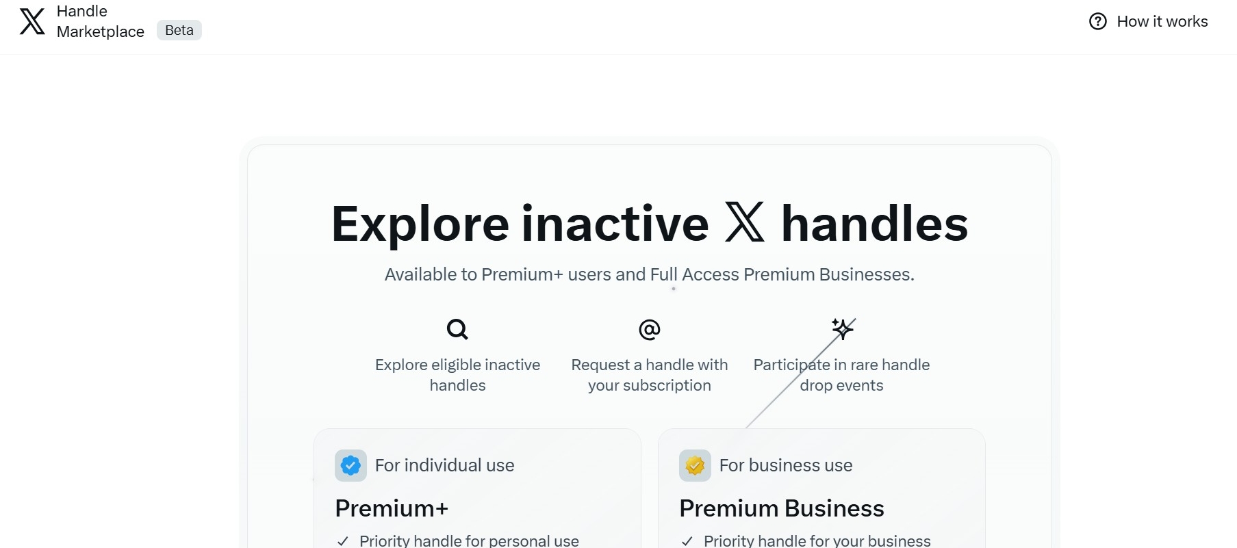 X Now Lets Users Buy Premium Handles Through A New Marketplace 