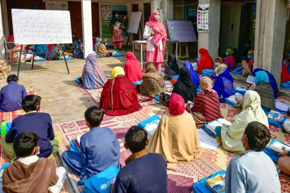 Education Secretary Nadeem Mahbub Adopts Community Based Non Formal School Near Islamabad