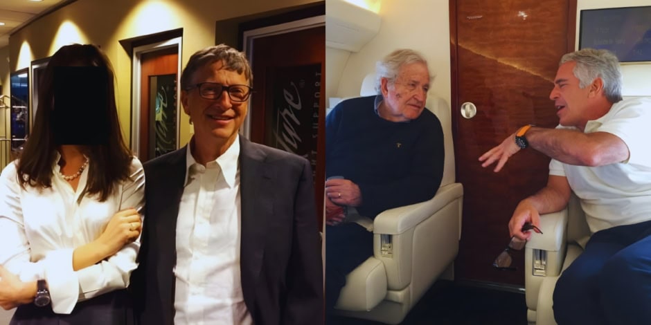 Epstein Final Secret Bill Gates Noam Chomsky Appear In New Photo Leak