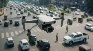 Rawalpindi Launches Drone Surveillance And 2000 Cameras To Crack Down On Traffic Violations
