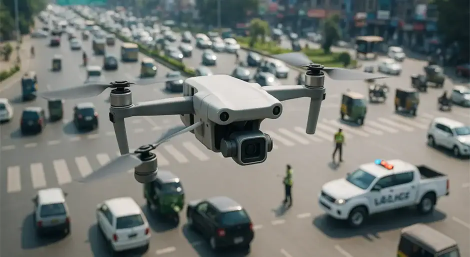 Rawalpindi Launches Drone Surveillance And 2000 Cameras To Crack Down On Traffic Violations