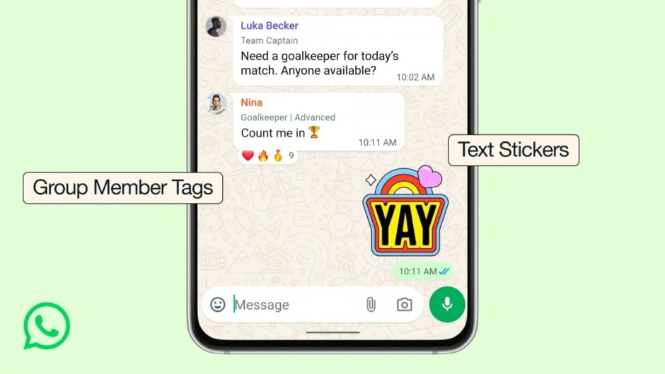 WhatsApp three new features