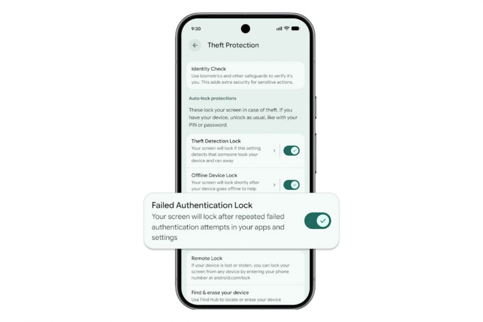 google theft protection features