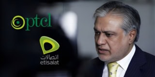 Ishaq Dar Lands In Dubai To Resolve 799m Ptcl Dispute With Etisalat