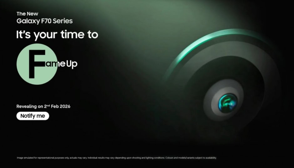 Samsung teasing Galaxy F70