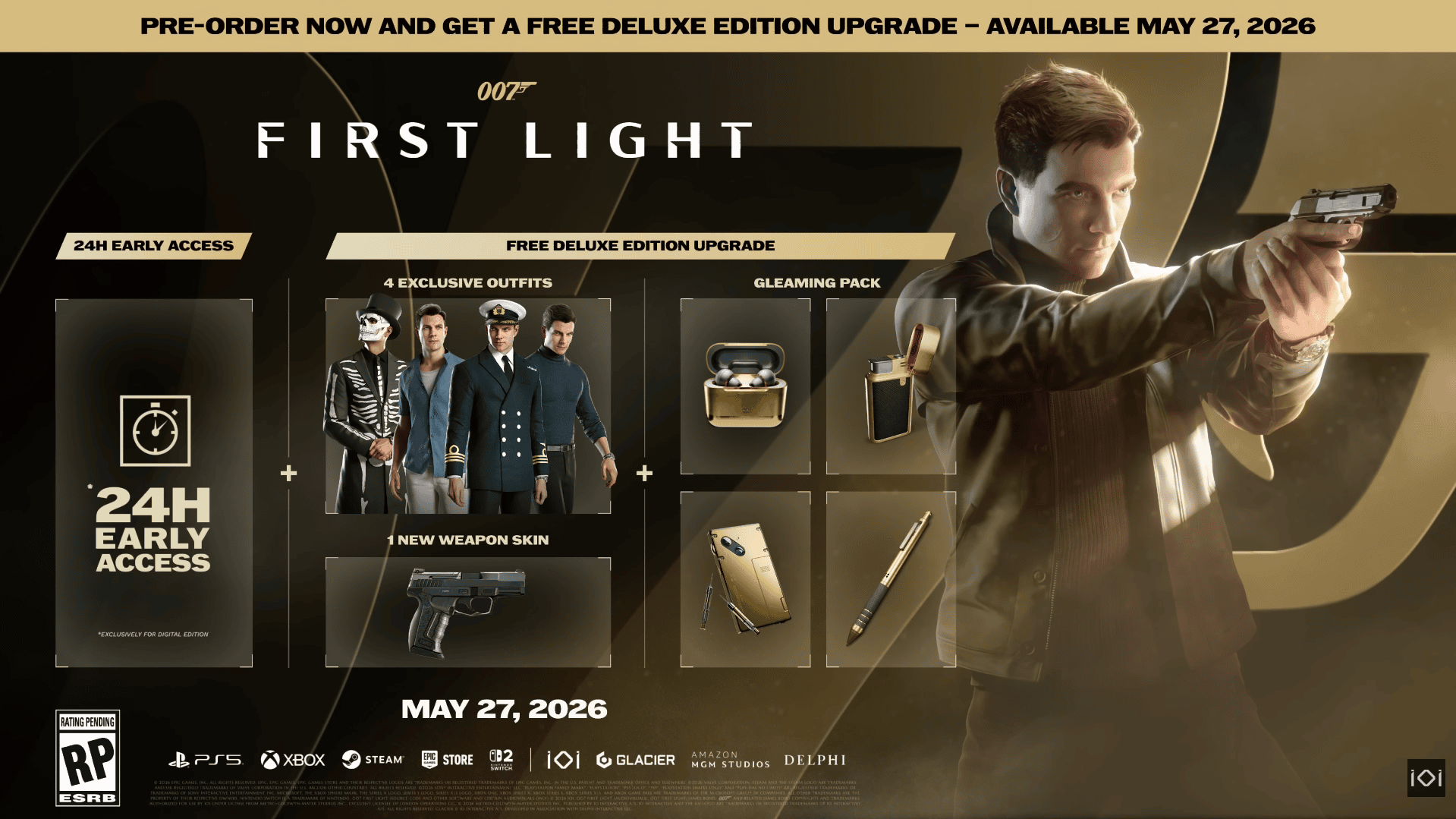 007 First Light Story Trailer Unveiled Release Date Cast Gameplay Details 