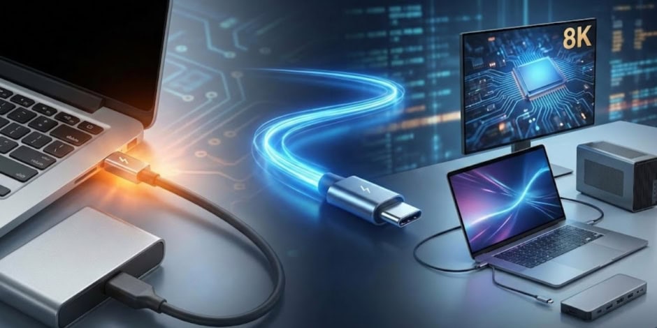 15 Years Of Thunderbolt From Mac Exclusive To 120 Gbps Universal Standard In 2026